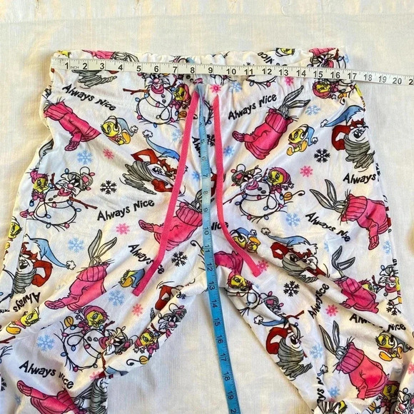 Soft and comfortable novel print sweatpants girl/women size L(12-14) - Picture 3 of 4
